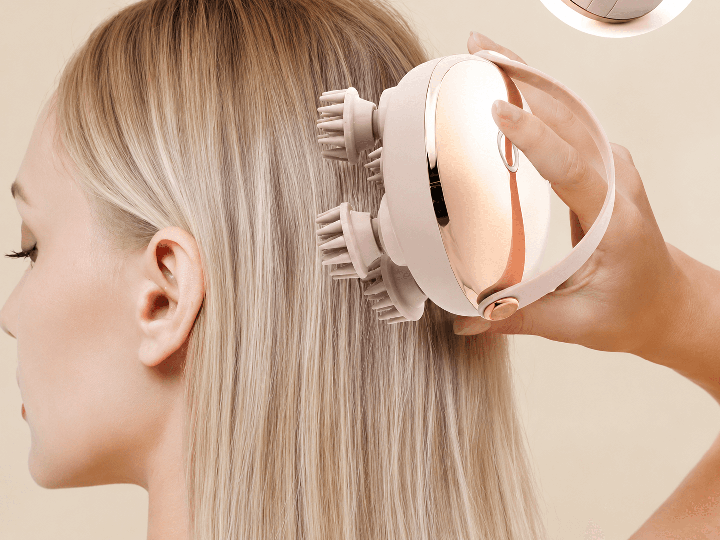 Using the Kasumiq Scalp Massager
